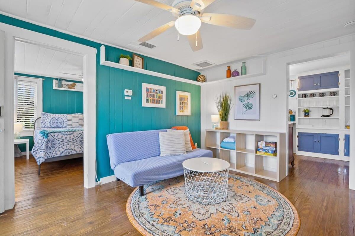 Marvelous Mermaid Bungalow, Dog-Friendly Upstairs Apt In Prime Vilano Beach St. Augustine Exterior foto